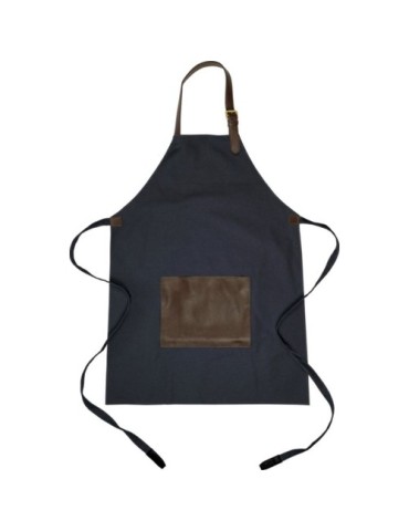 Tablier personnalisé en canvas 450 g/m2 Maria Matières : toile Couleurs : bleu