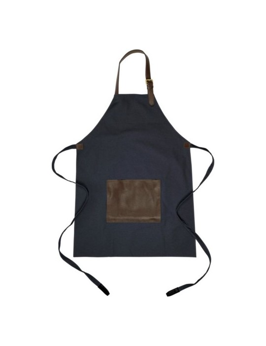 Tablier personnalisé en canvas 450 g/m2 Maria Matières : toile Couleurs : bleu