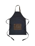 Tablier personnalisé en canvas 450 g/m2 Maria Matières : toile Couleurs : bleu