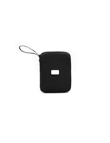 Portefeuille de voyage publicitaire  Brandcharger Rover Matières : polyester Couleurs : noir marquage laser ultra précis