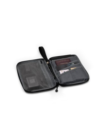 Portefeuille de voyage publicitaire  Brandcharger Rover Matières : polyester Couleurs : noir livraison express 24h 48h