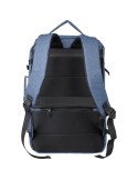Sac à dos personnalisé en polyester rPET 300D pour ordinateur de 17'' Malcolm Matières : polyester Couleurs : beige marquage las