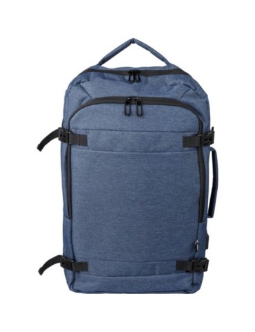 Sac à dos personnalisé en polyester rPET 300D pour ordinateur de 17'' Malcolm Matières : polyester Couleurs : bleu goodies publi