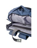 Sac à dos personnalisé en polyester rPET 300D pour ordinateur de 17'' Malcolm Matières : polyester Couleurs : bleu livraison exp