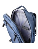 Sac à dos personnalisé en polyester rPET 300D pour ordinateur de 17'' Malcolm Matières : polyester Couleurs : bleu objet publici