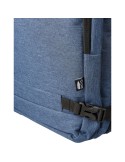 Sac à dos personnalisé en polyester rPET 300D pour ordinateur de 17'' Malcolm Matières : polyester Couleurs : bleu goodies perso