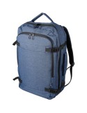 Sac à dos personnalisé en polyester rPET 300D pour ordinateur de 17'' Malcolm Matières : polyester Couleurs : bleu objet promoti