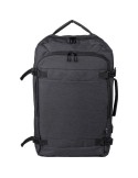 Sac à dos personnalisé en polyester rPET 300D pour ordinateur de 17'' Malcolm Matières : polyester Couleurs : noir personnalisab