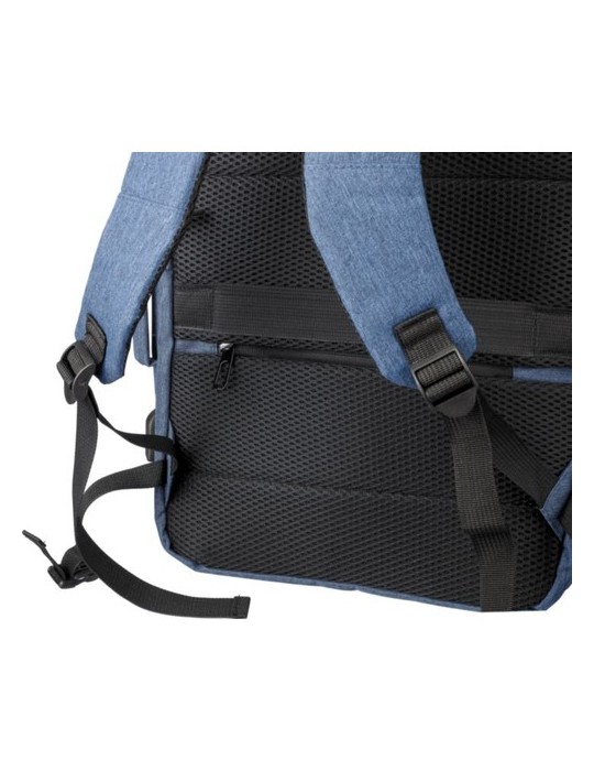 Sac à dos porte-ordinateur de 17'' en polyester rPET 300D Malcolm Personnalisé