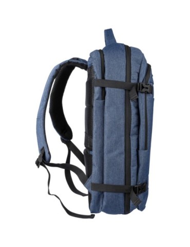 Sac à dos personnalisé en polyester rPET 300D pour ordinateur de 17'' Malcolm Matières : polyester Couleurs : gris clair accesso