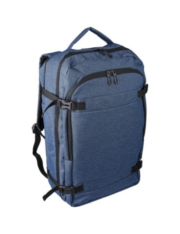 Sac à dos personnalisé en polyester rPET 300D pour ordinateur de 17'' Malcolm Matières : polyester Couleurs : gris clair marquag
