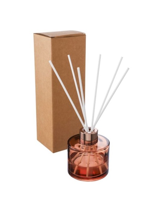 Diffuseur de senteur publicitaire personnalisé Ken Matières : verre Couleurs : bleu cobalt cadeau affaires élégant