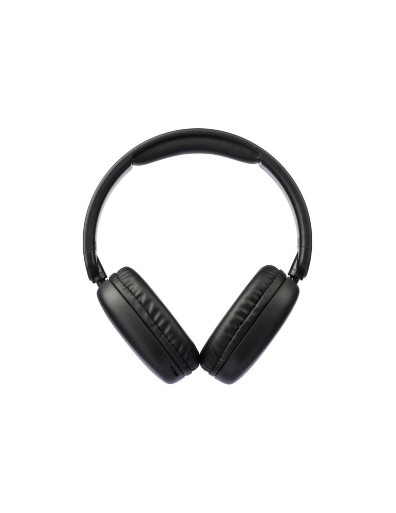 Casque audio publicitaire en ABS - Janice Matières : ABS Couleurs : noir cadeau entreprise pas cher