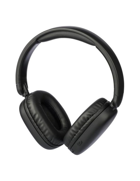 Casque audio publicitaire en ABS - Janice Matières : ABS Couleurs : noir goodies publicitaire événementiel