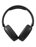 Casque audio publicitaire en ABS - Janice Matières : ABS Couleurs : noir impression haute définition