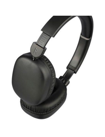 Casque audio publicitaire en ABS - Janice Matières : ABS Couleurs : noir goodies entreprise design