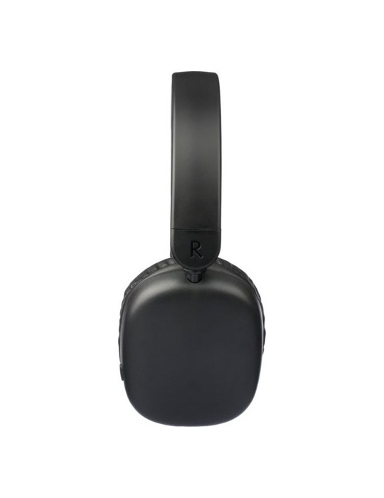 Casque audio publicitaire en ABS - Janice Matières : ABS Couleurs : noir impression logo haute qualité