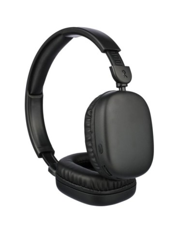 Casque audio publicitaire en ABS - Janice Matières : ABS Couleurs : noir goodies personnalisé en stock