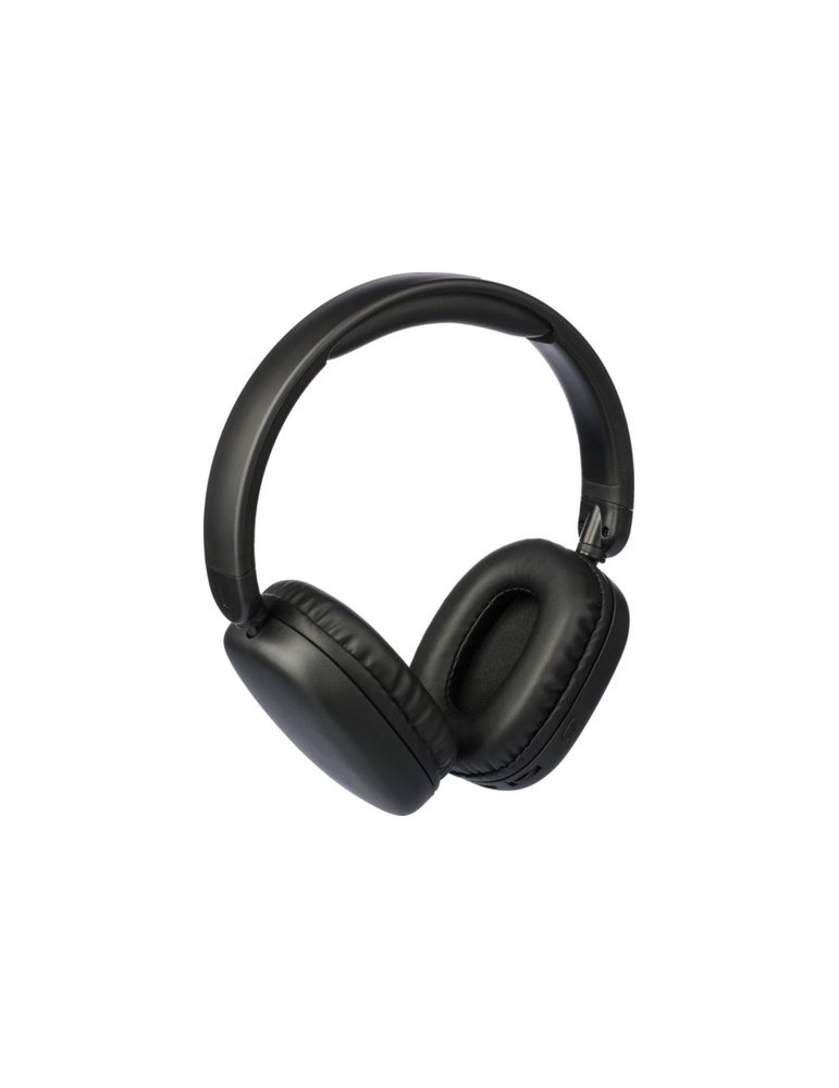 Casque audio publicitaire en ABS - Janice Matières : ABS Couleurs : noir cadeau affaires élégant