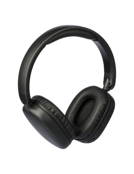 Casque audio publicitaire en ABS - Janice Matières : ABS Couleurs : noir cadeau affaires élégant