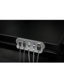 Support de câble publicitaire  Brandcharger Cabledock Matières : carton Couleurs : gris cadeau entreprise pas cher