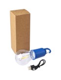 Ampoule publicitaire en ABS Dalton Matières : ABS Couleurs : bleu cobalt personnalisation sur mesure