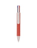 Stylo à bille personnalisé en carton recyclé Debra Matières : papier recyclé Couleurs : rouge