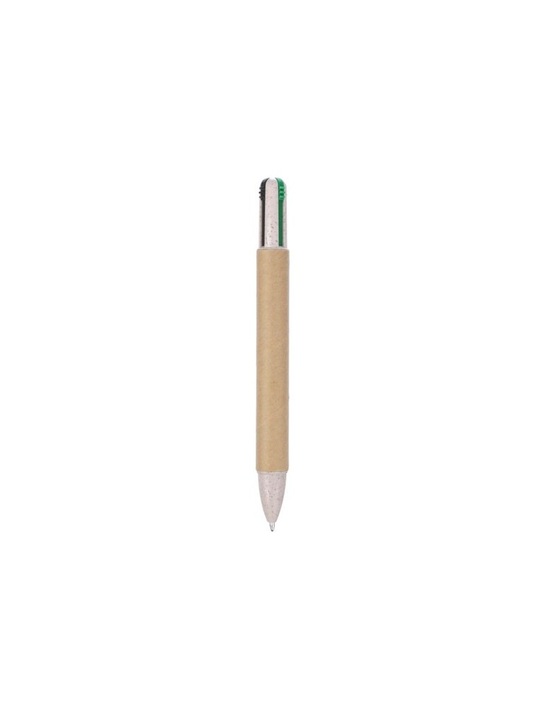 Stylo à bille personnalisé en carton recyclé Debra Matières : papier recyclé Couleurs : rouge objet promotionnel éco-responsable