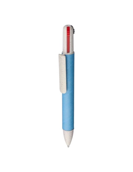 Stylo à bille personnalisé en carton recyclé Debra Matières : papier recyclé Couleurs : vert objet promo petit budget