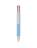 Stylo à bille personnalisé en carton recyclé Debra Matières : papier recyclé Couleurs : bleu clair cadeau entreprise pas cher