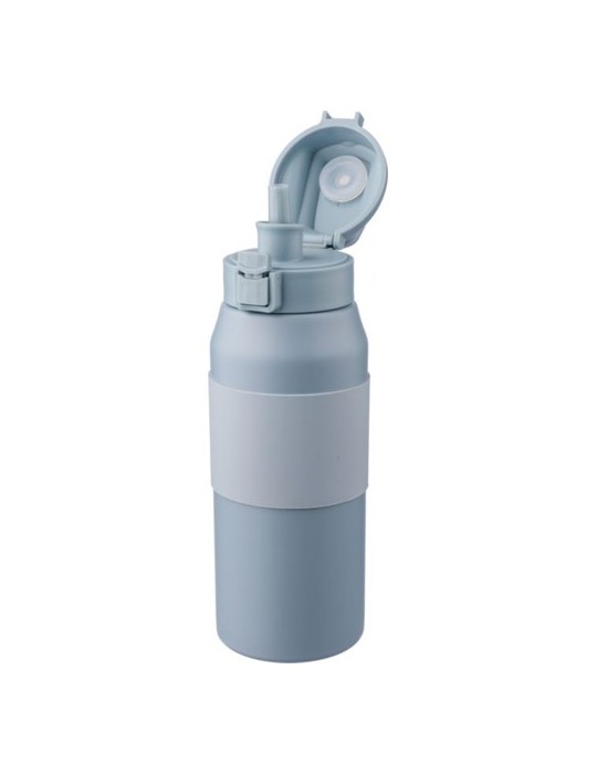 Gourde isotherme personnalisée en acier inoxydable de 800 ml Katie Matières : acier inoxydable Couleurs : bleu goodies publicita