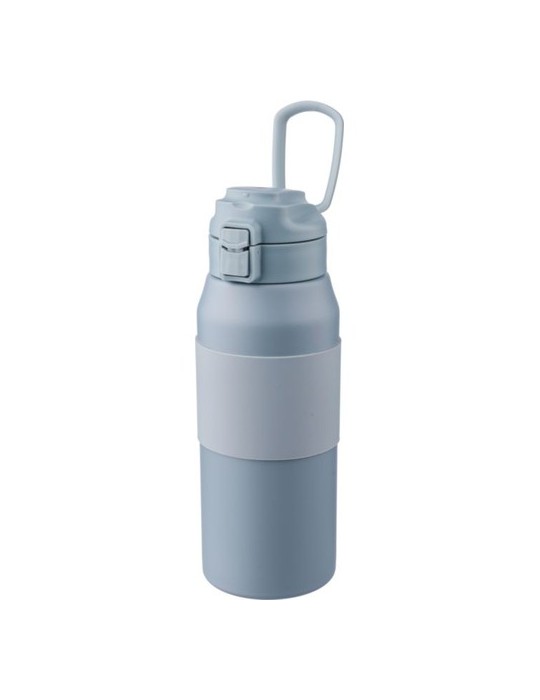 Gourde isotherme personnalisée en acier inoxydable de 800 ml Katie Matières : acier inoxydable Couleurs : bleu cadeau affaires é