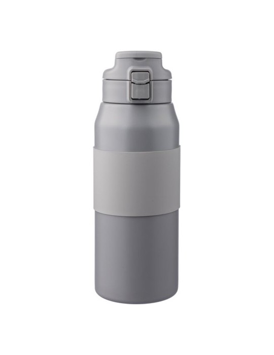 Gourde isotherme personnalisée en acier inoxydable de 800 ml Katie Matières : acier inoxydable Couleurs : gris cadeau entreprise
