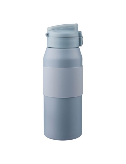 Gourde isotherme personnalisée en acier inoxydable de 800 ml Katie Matières : acier inoxydable Couleurs : gris livraison express