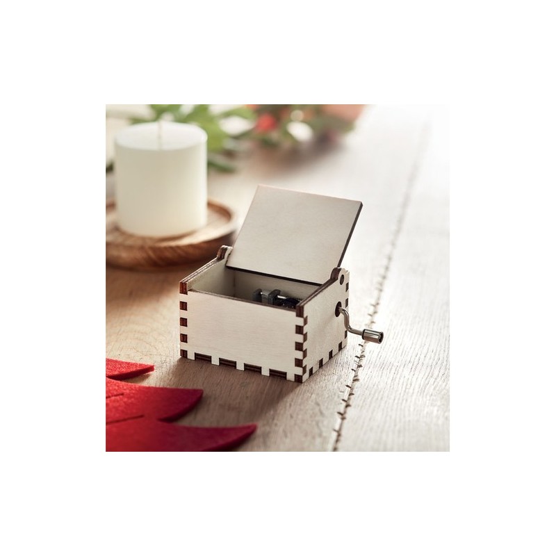 Boîte à musique en bois BOXMAS - Noël enchanté