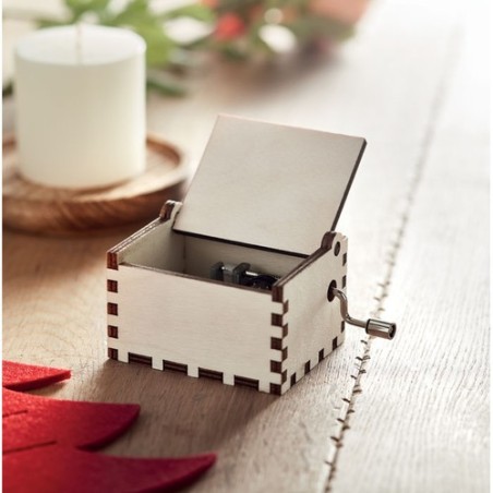 Boîte à musique en bois BOXMAS - Noël enchanté