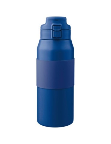 Gourde isotherme personnalisée en acier inoxydable de 800 ml Katie Matières : acier inoxydable Couleurs : noir goodies publicita
