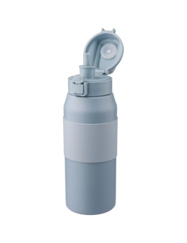 Gourde isotherme personnalisée en acier inoxydable de 800 ml Katie Matières : acier inoxydable Couleurs : bleu pastel accessoire