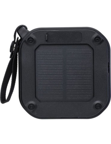Enceinte sans fil  d'extérieur en ABS recyclé - Lois Matières : ABS recyclé Couleurs : noir cadeau entreprise pas cher