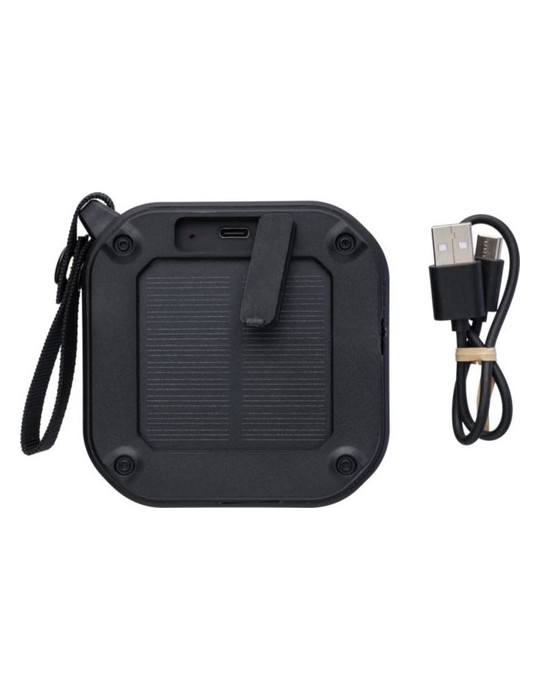 Enceinte sans fil  d'extérieur en ABS recyclé - Lois Matières : ABS recyclé Couleurs : noir marquage laser ultra précis