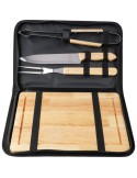 Set personnalisé de barbecue avec accessoires Kathleen Matières : bois Couleurs : noir goodies publicitaire événementiel
