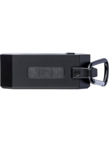 Enceinte sans fil publicitaire en ABS recyclé Lori Matières : ABS Couleurs : noir objet promotionnel éco-responsable