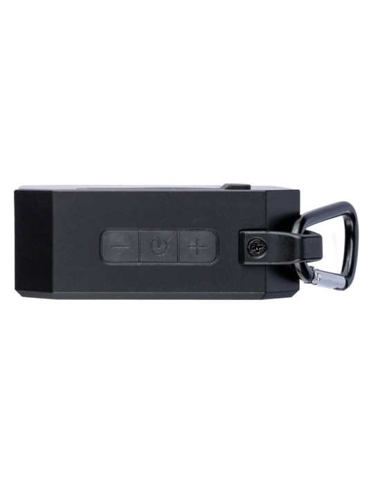 Enceinte sans fil publicitaire en ABS recyclé Lori Matières : ABS Couleurs : noir objet promotionnel éco-responsable