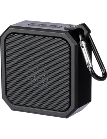 Enceinte sans fil publicitaire en ABS recyclé Lori Matières : ABS Couleurs : noir cadeau collaborateur premium