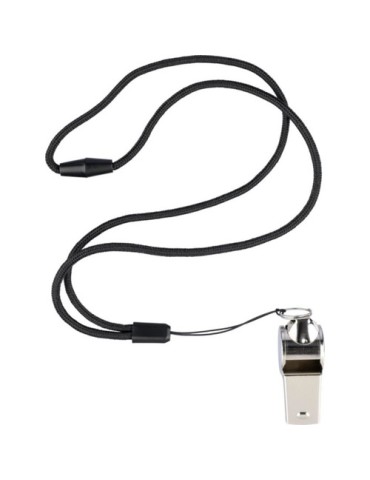 Sifflet tour de cou en métal Rebecca 2