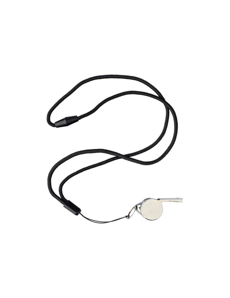 Sifflet tour de cou en métal Rebecca