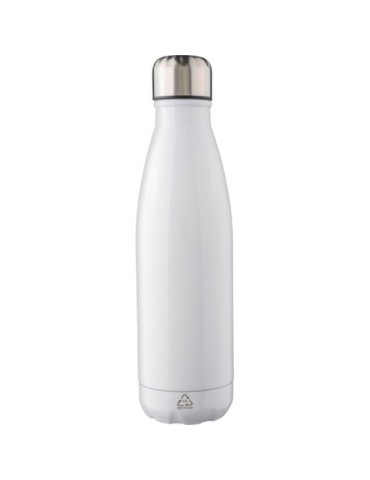 Gourde  en acier inoxydable recyclé de 650 ml personnalisée Cliff Matières : acier inoxydable Couleurs : rouge marquage laser ul