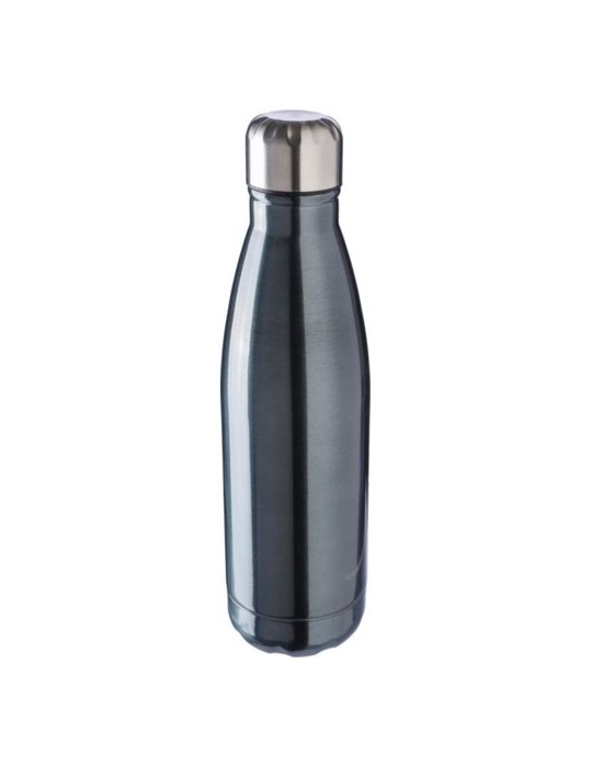 Gourde  en acier inoxydable recyclé de 650 ml personnalisée Cliff Matières : acier inoxydable Couleurs : rouge impression logo h