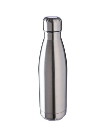 Gourde  en acier inoxydable recyclé de 650 ml personnalisée Cliff Matières : acier inoxydable Couleurs : argenté impression logo