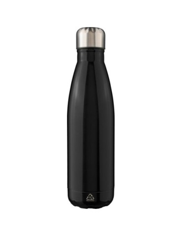 Gourde  en acier inoxydable recyclé de 650 ml personnalisée Cliff Matières : acier inoxydable Couleurs : bleu marquage couleur é
